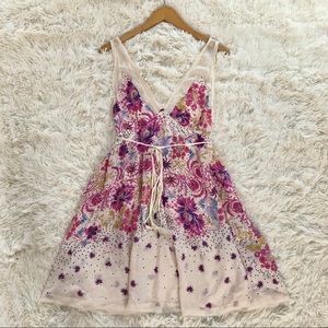 Free People Intimately Longwood slip mini dress